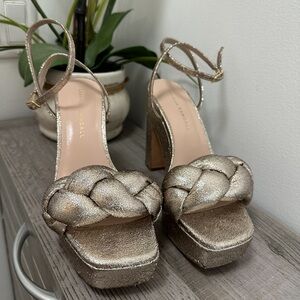 Women Loeffler Randall  Heels Size 6 Color Gold